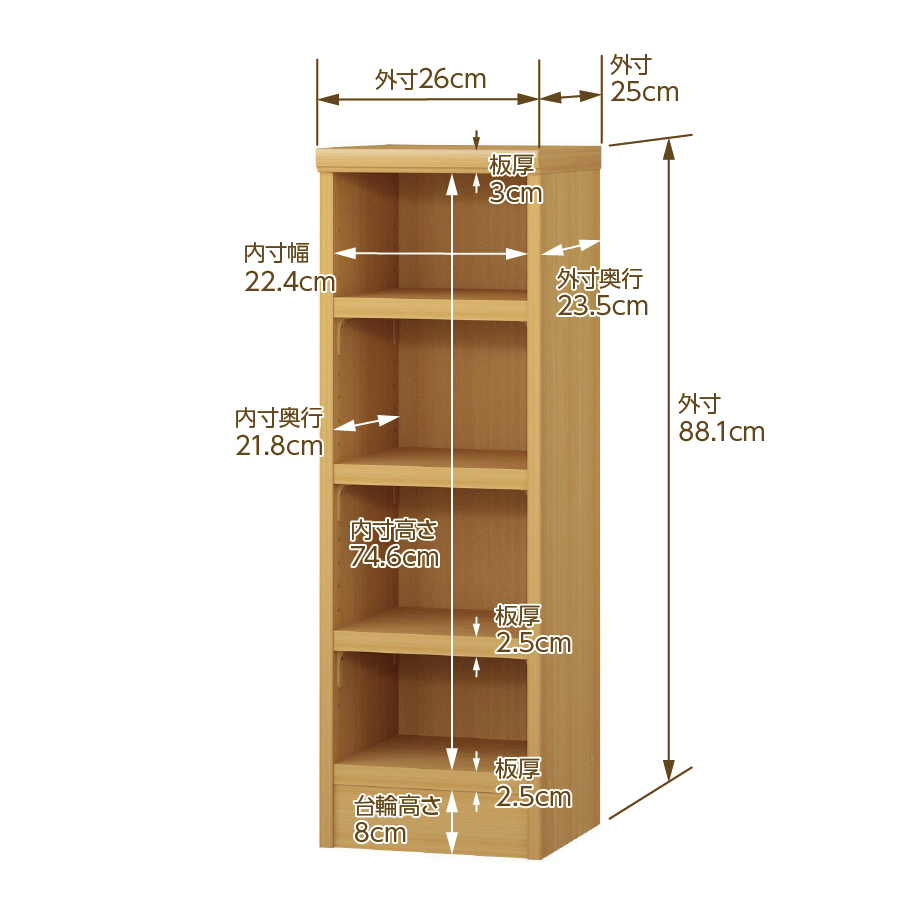 ARO/NCO エースラック/カラーラック オーダーメイドshelfit